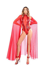 Adore Coco Make A Splash Cape - AL-A1043 by Allure Lingerie